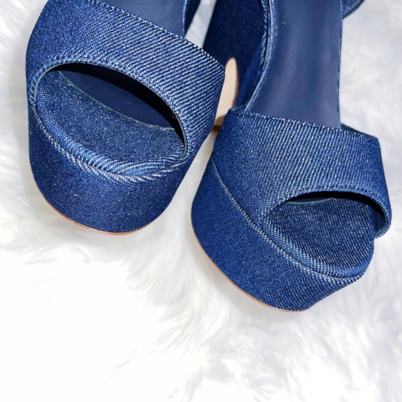 Le Silla DENIM WEDGE SCANDAL Size 40Euro/9US - Picture 7 of 12